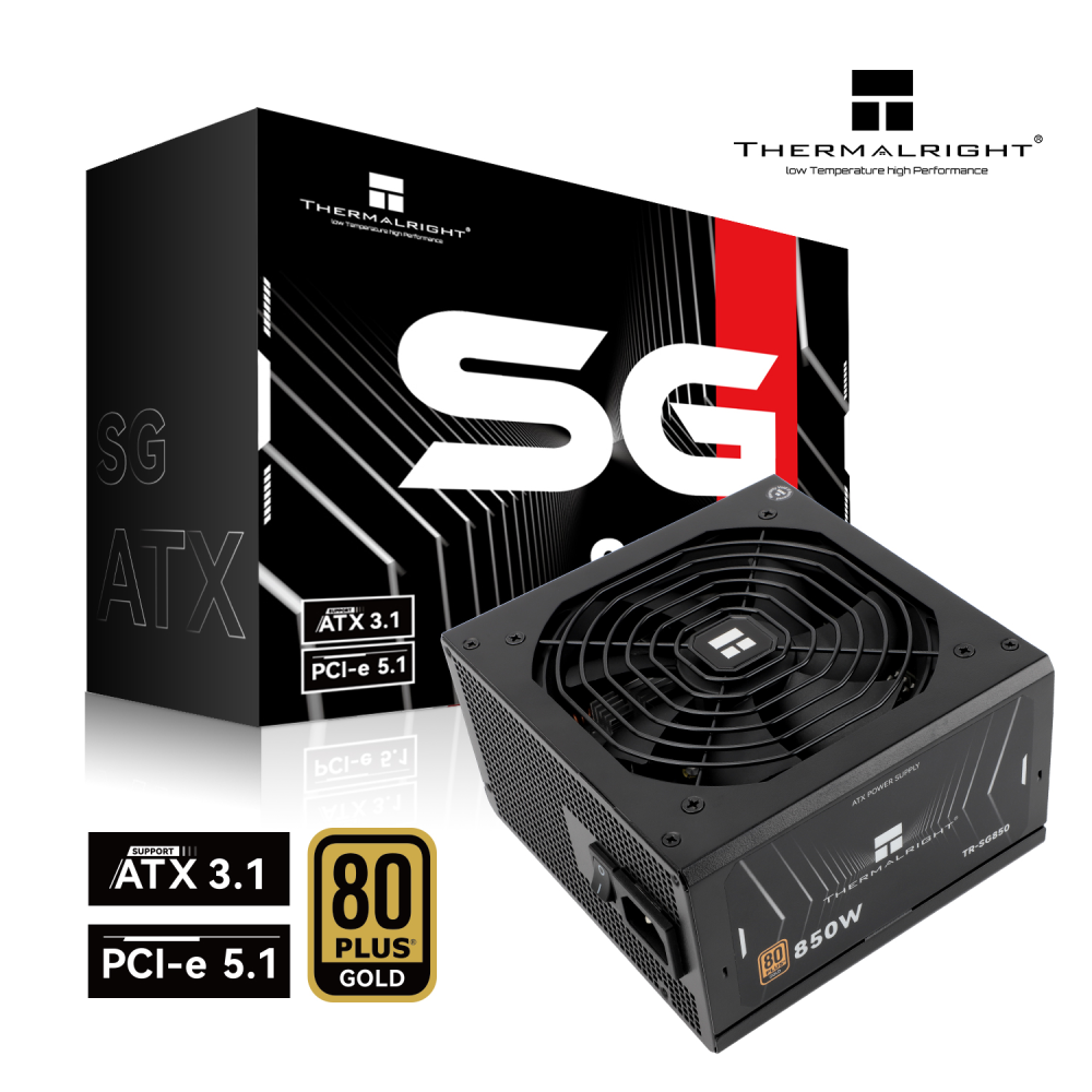 Thermalright Thermalright 850W Gold Fully Modular Power Supply | TR-SG850 - Computers & Tech - Lebanon