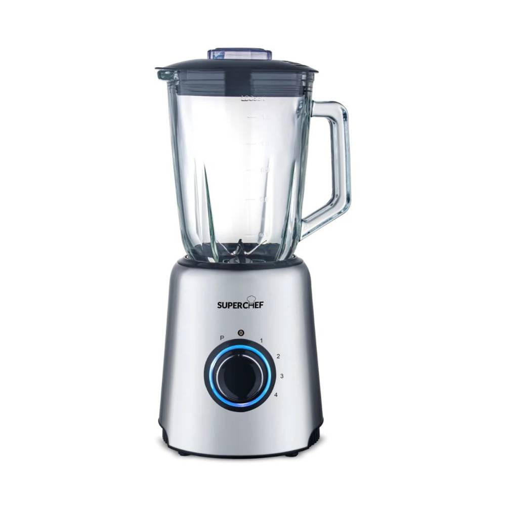 Superchef Super Chef Table Blender 1000W 1.5L Glass Jar | TB-8213 - Home & Kitchen - Lebanon