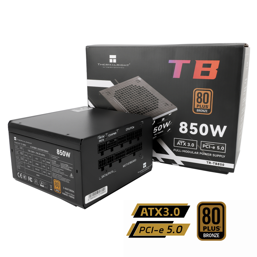 Thermalright Thermalright 850W Bronze Fully Modular Power Supply | TR-TB850 - Computers & Tech - Lebanon