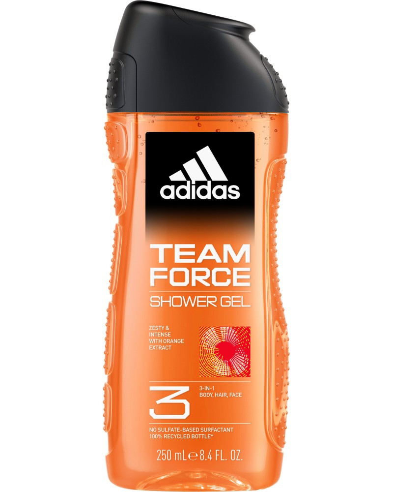 Adidas Adidas Shower Gel Men 3in1 Team Force | 269297 - Beauty & Personal Care - Lebanon