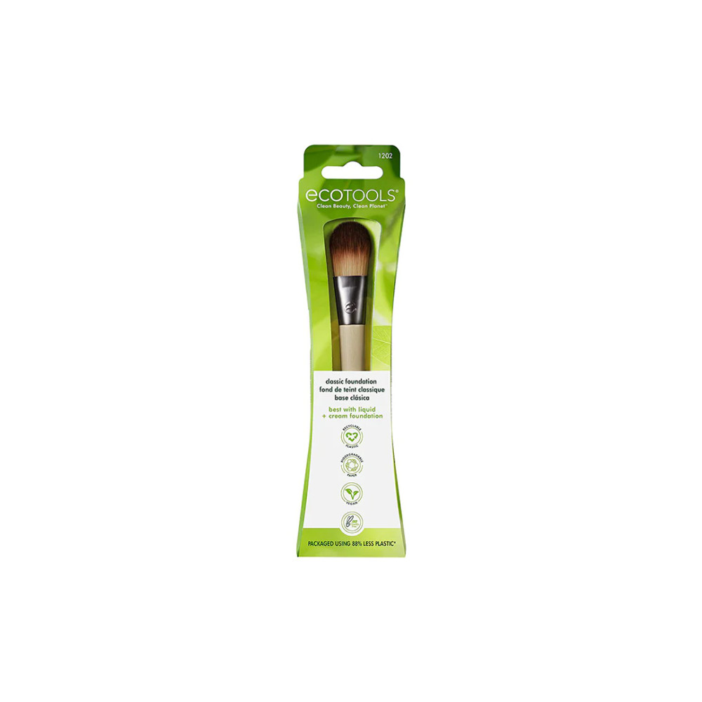EcoTools EcoTools Classic Flat Foundation Brush | 261857 - Beauty & Personal Care - Lebanon
