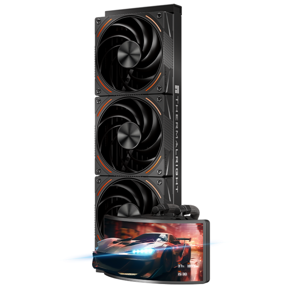 Thermalright Thermalright Rainbow Vision 360 Turbo ARGB Liquid CPU Cooler with 6.67″ Curved Screen - Black - Computers & Tech - Lebanon