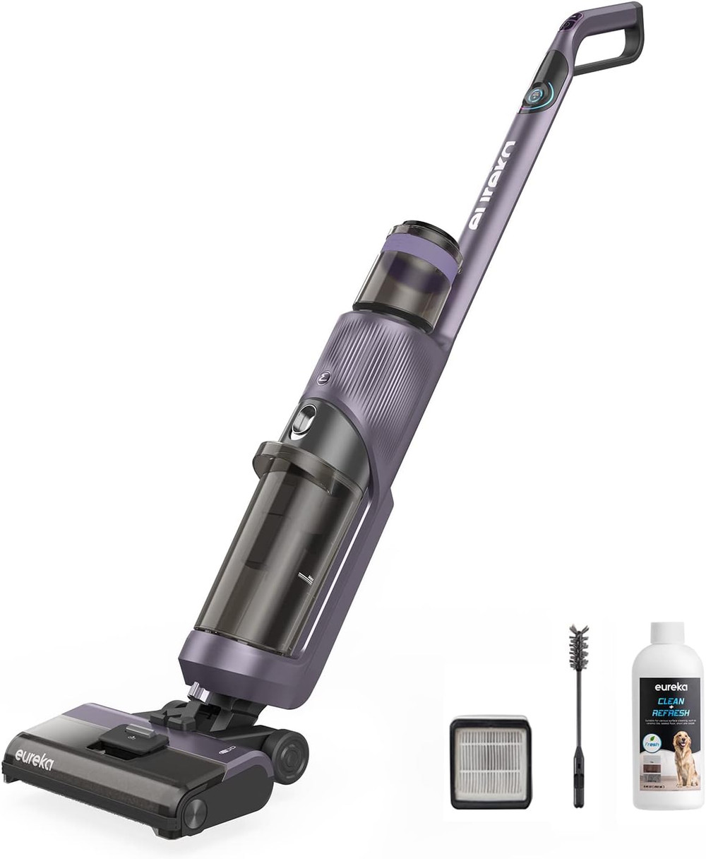 Eureka Eureka Cordless Wet & Dry Vacuum Cleaner – Black/Purple | NEW500 - Home & Kitchen - Lebanon