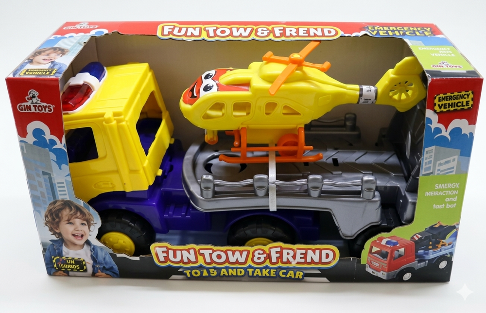 Fun Tow Cars Toy Set | CLK-366 - Toys & Games - Lebanon