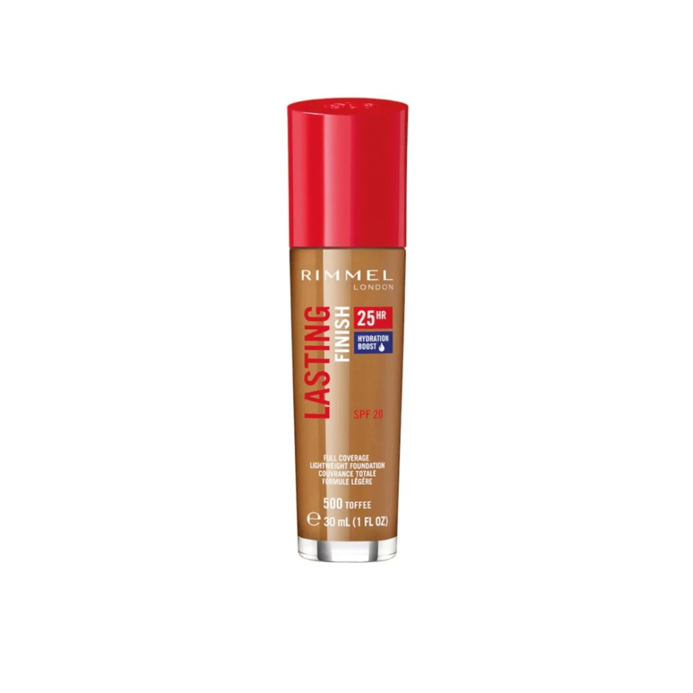 Rimmel Rimmel Lasting Finish 25H Foundation - 500 Toffee - Beauty & Personal Care - Lebanon