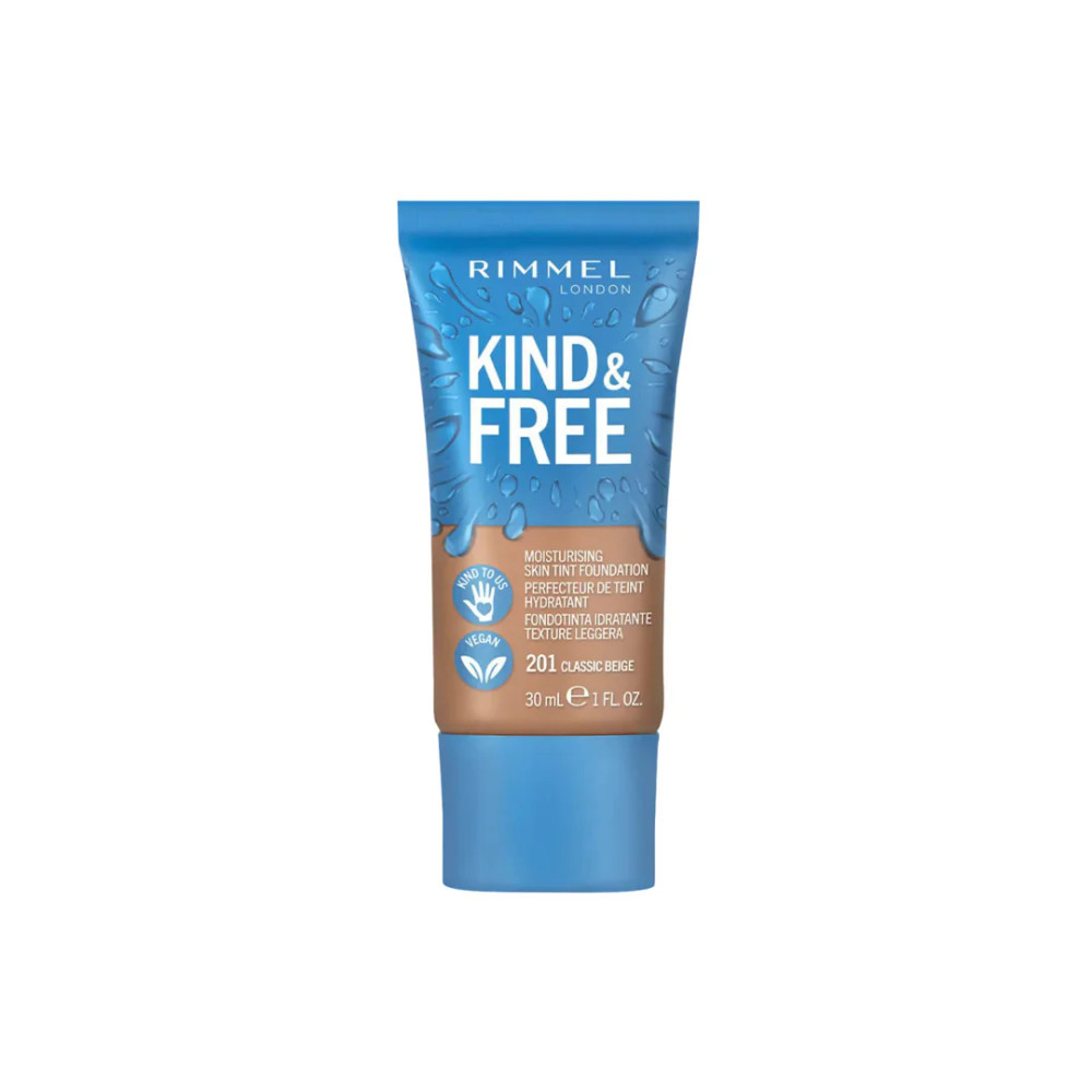 Rimmel Rimmel Kind & Free Moisturising Skin Tint Foundation - 201 Classic Beige | 260148 - Beauty & Personal Care - Lebanon