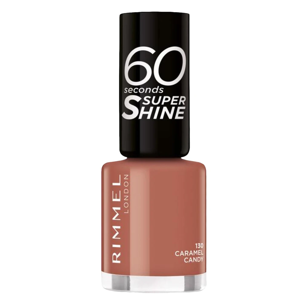 Rimmel 60 Seconds Nail Polish - 130 Caramel Candy | 259797