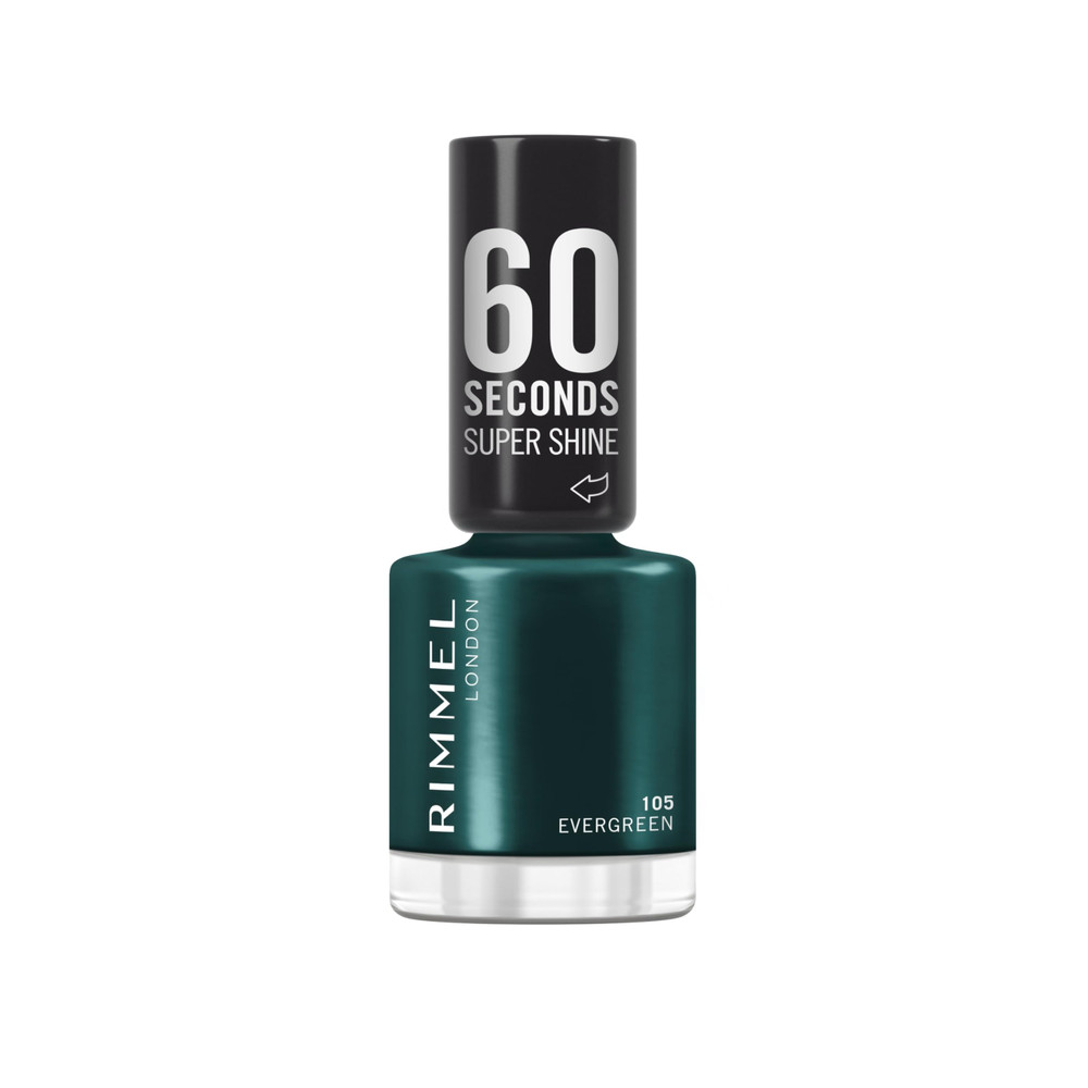 Rimmel 60 Seconds Super Shine Nail Polish - 105 Ever Green | 292943