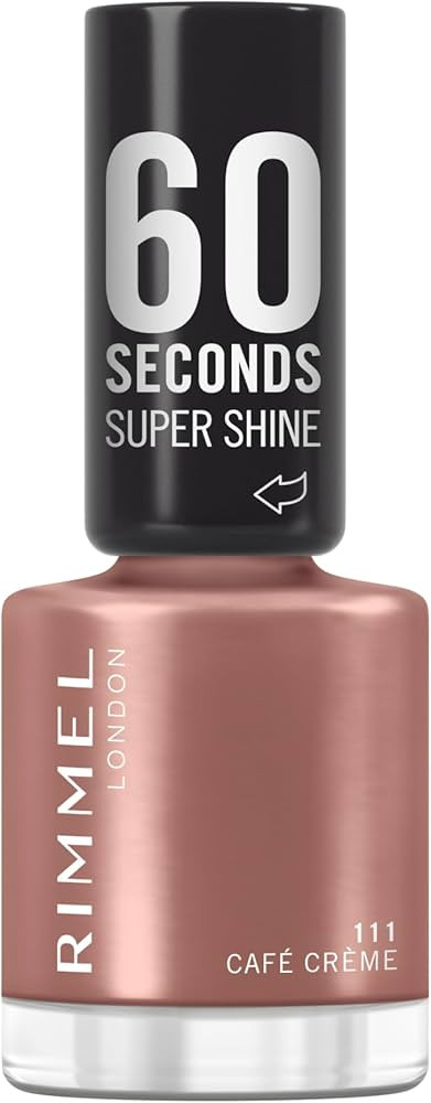 Rimmel 60 Seconds Super Shine Nail Polish - 111 Cafe Creme | 292947