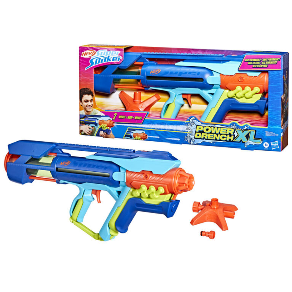 Hasbro Hasbro Nerf Super Soaker Power Drench XL Water Blaster | HBNRG1117 - Toys & Games - Lebanon