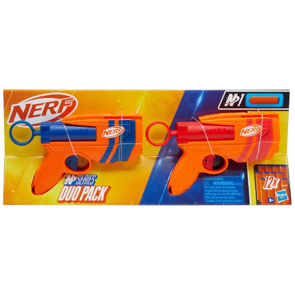 Hasbro Hasbro Nerf N Series Duo Dart Blasters Pack 12 N1 Darts | HBNRG1492 - Toys & Games - Lebanon