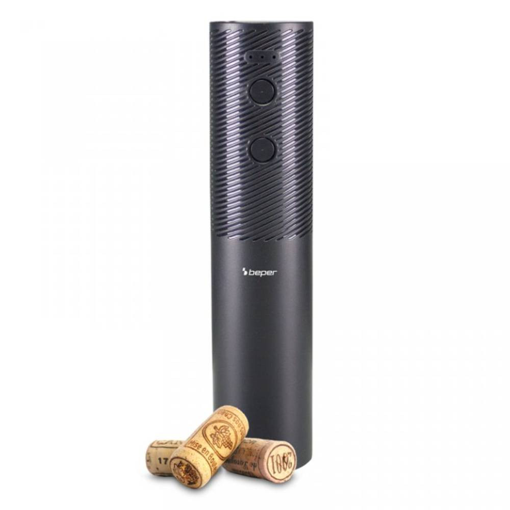 Beper Beper USB Rechargeable Corkscrew Electric Bottle Opener with Cutter | P102ACP101 - Home & Kitchen - Lebanon