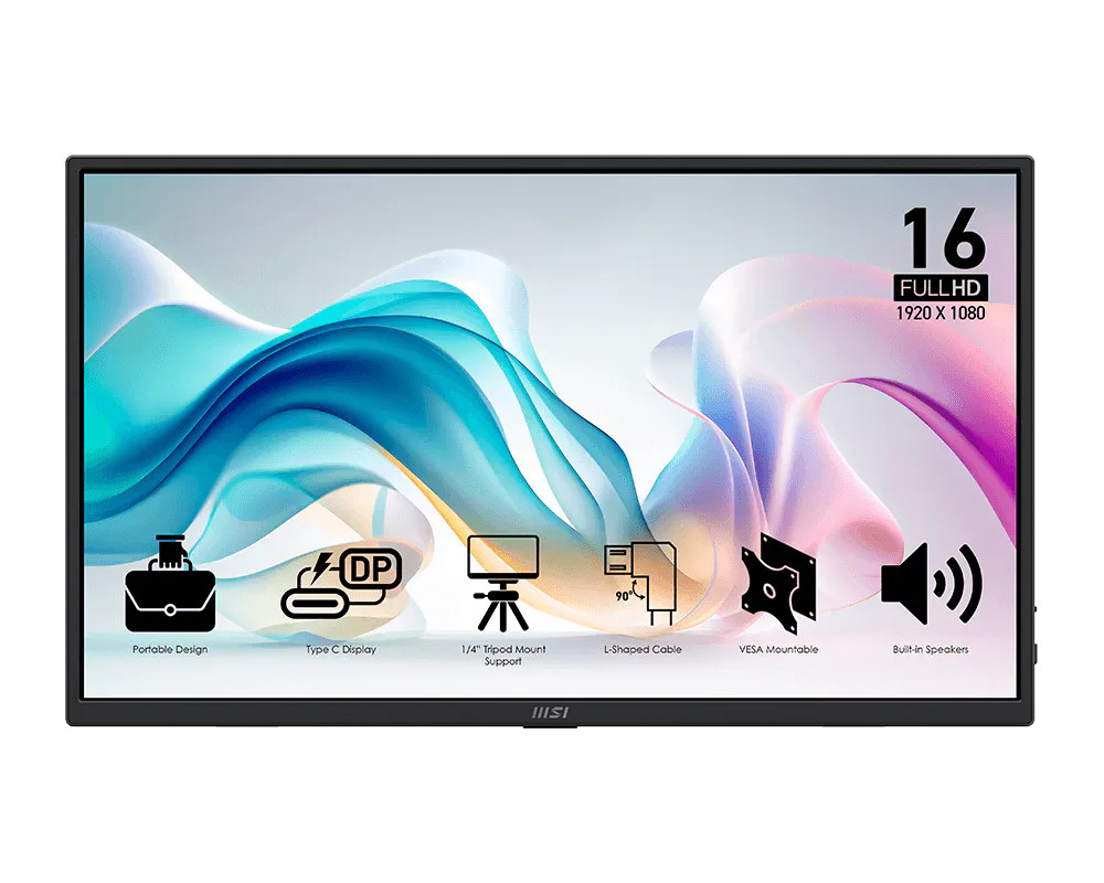 MSI MSI PRO 15.6″ Portable Monitor | MP165 E6 - Computers & Tech - Lebanon