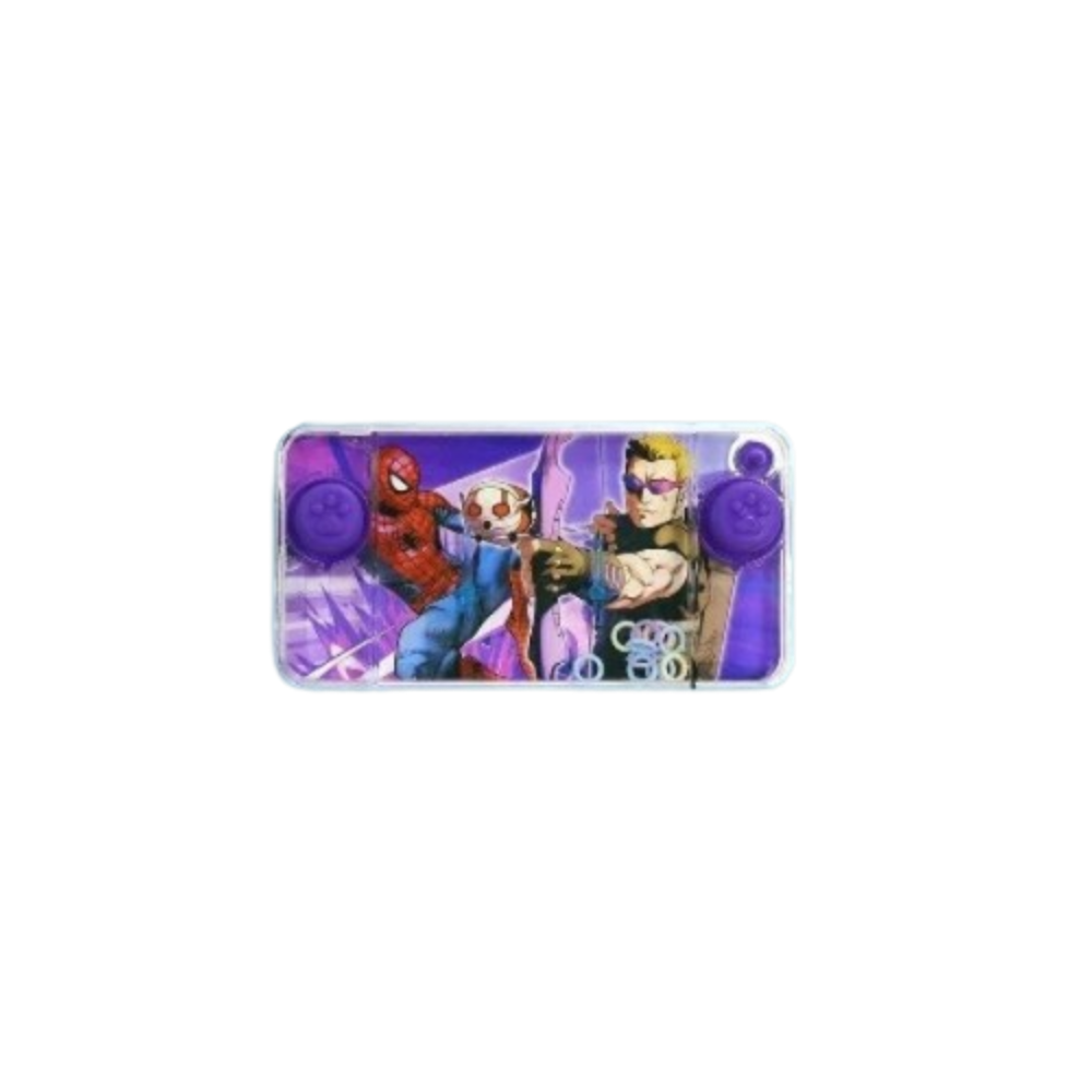 Kids Water Ring Toss Game Marvel Spider-Man & Hawkeye Purple Design | 789A-24B - Toys & Games - Lebanon