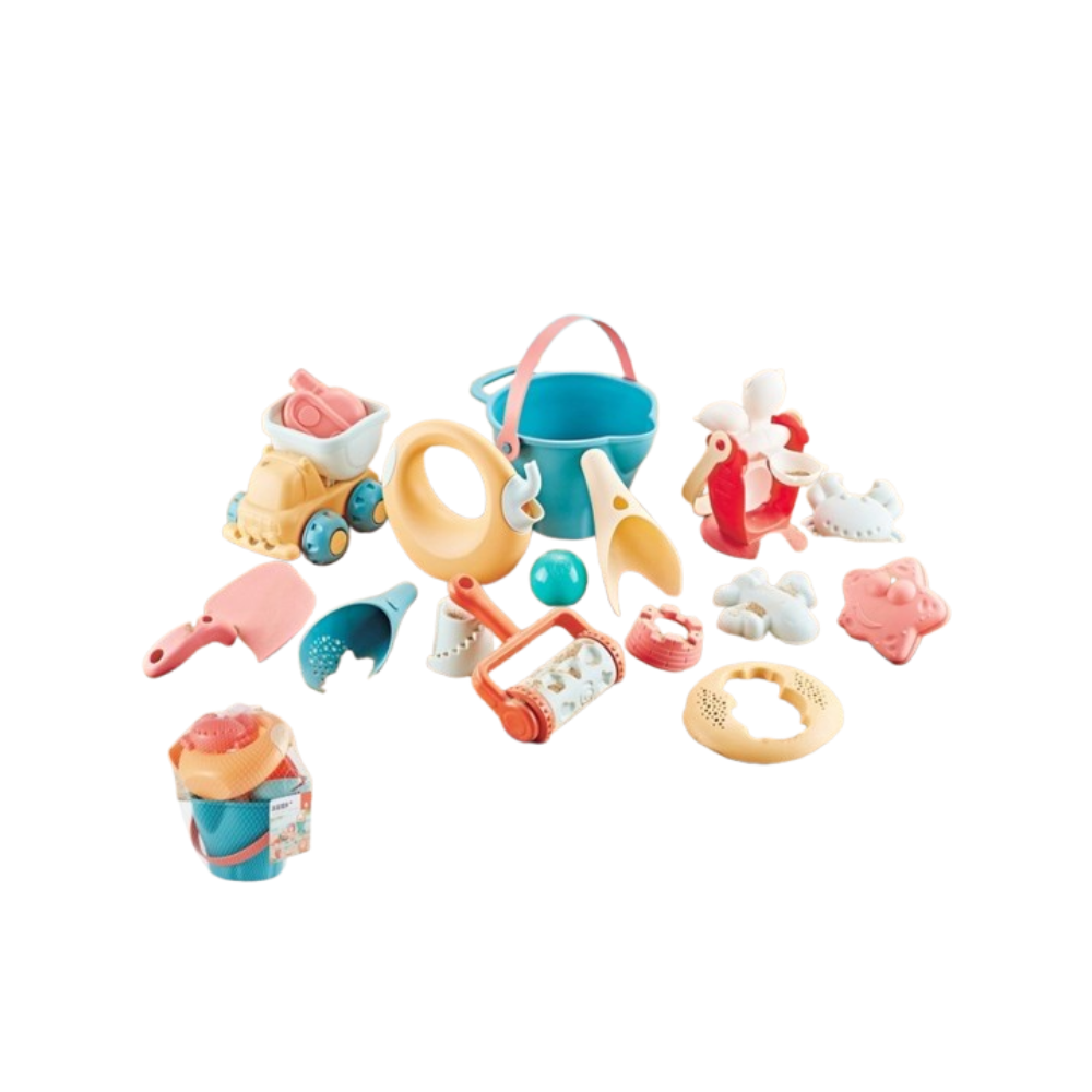 Kids Beach Sand Toys Set Bucket & Accessories 24PCS | N1631 - Toys & Games - Lebanon