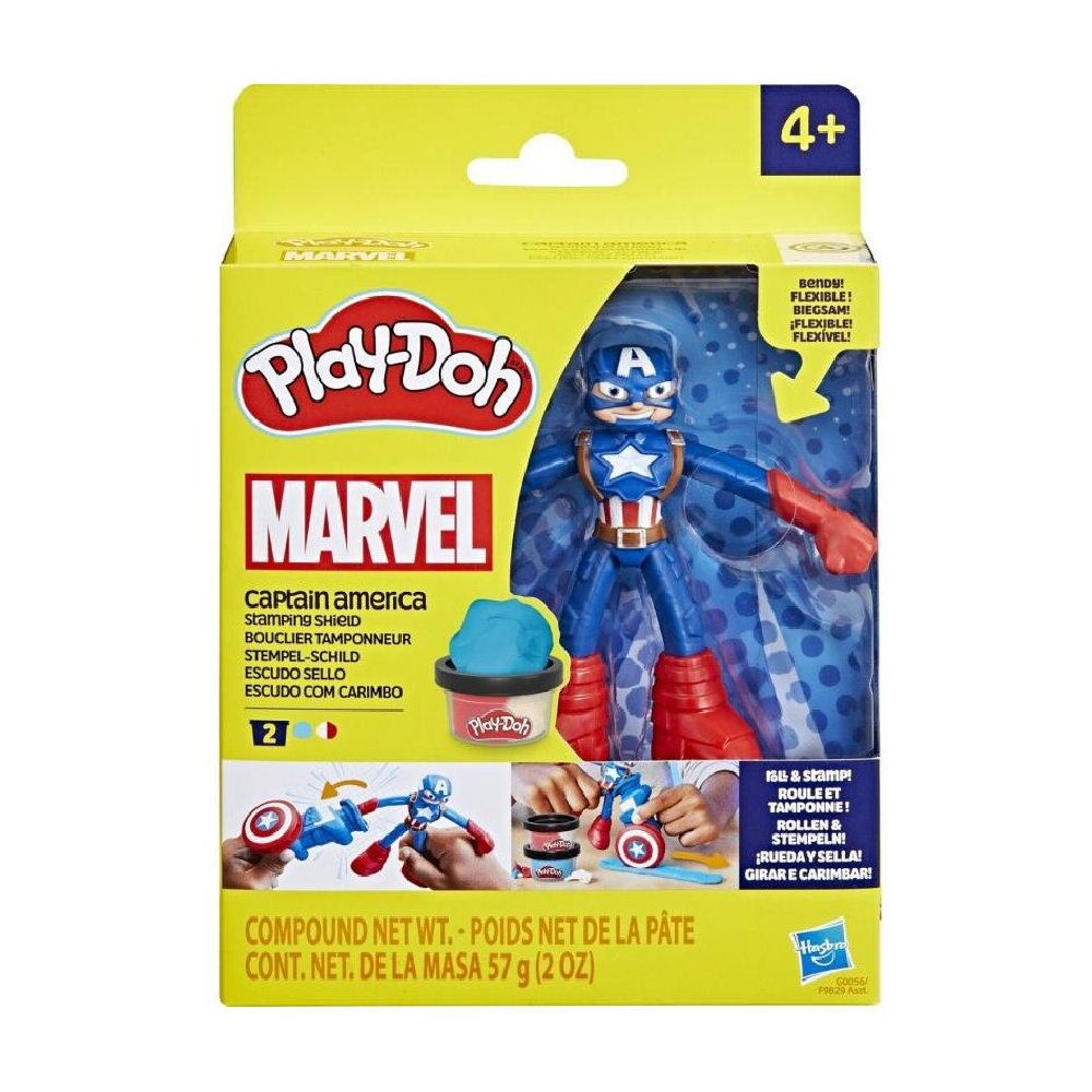 Hasbro Hasbro Play-doh Marvel Captain America Stampig Shield | HBPHG0056 - Toys & Games - Lebanon