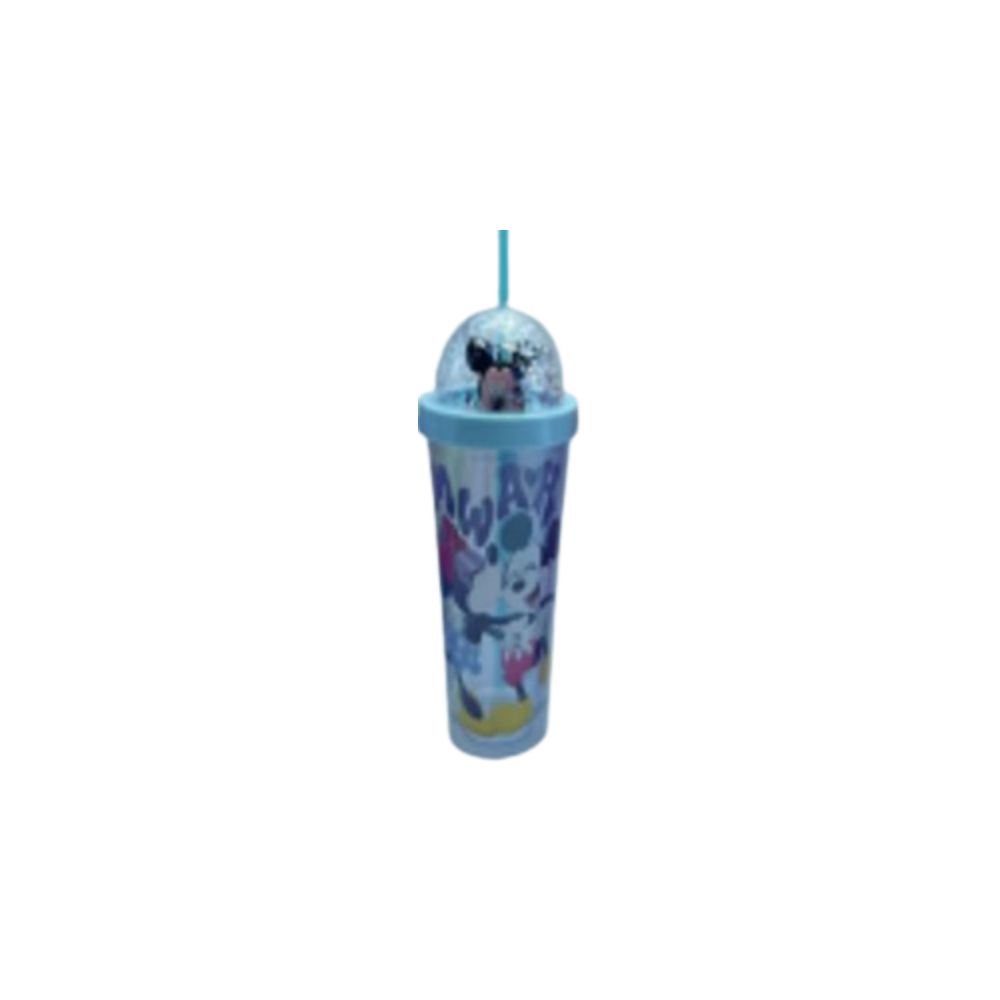 Kids Tumbler Cup with Straw Stitch Design Blue | LZ-23122-4 - Home & Kitchen - Lebanon