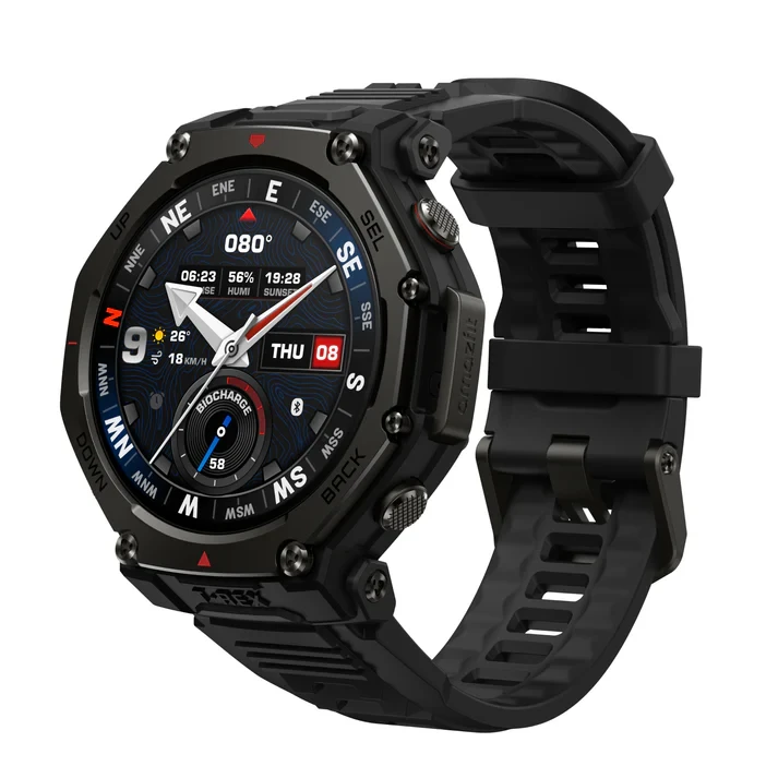 Amazfit Amazfit T-Rex 3 Pro Outdoor Smartwatch - 44mm | Tactical Black - Phones & Wearables - Lebanon