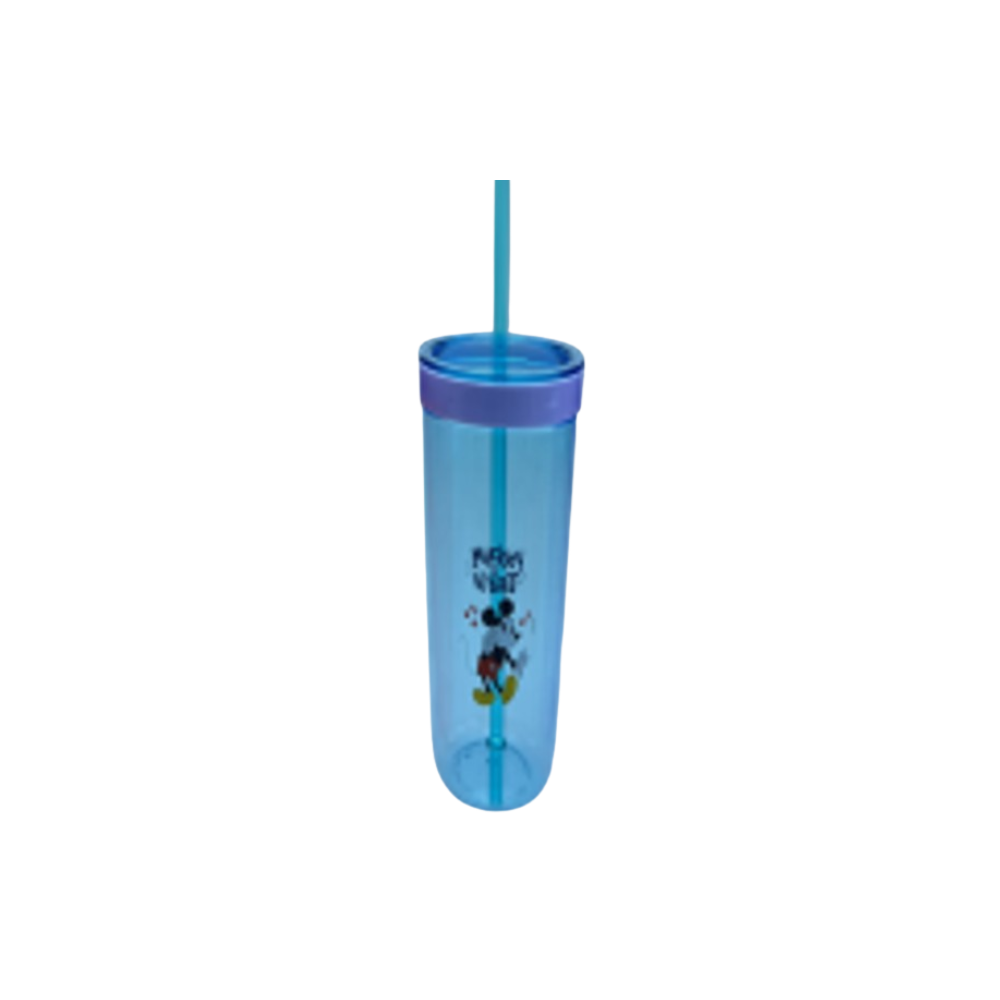 Disney Mickey Mouse Tumbler Cup with Straw - Blue | LZ-23122-1