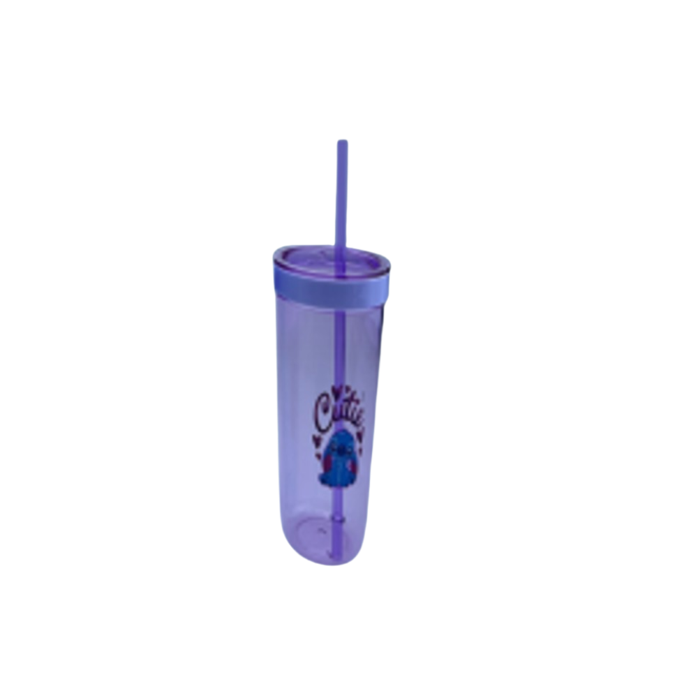 Disney Disney Stitch Tumbler Cup with Straw - Purple | LZ-23122-1 - Home & Kitchen - Lebanon
