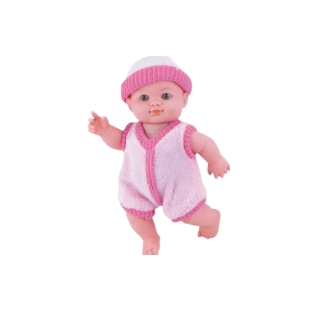 Mini Baby Doll – Pink Outfit with Cap | 170963-1 - Toys & Games - Lebanon