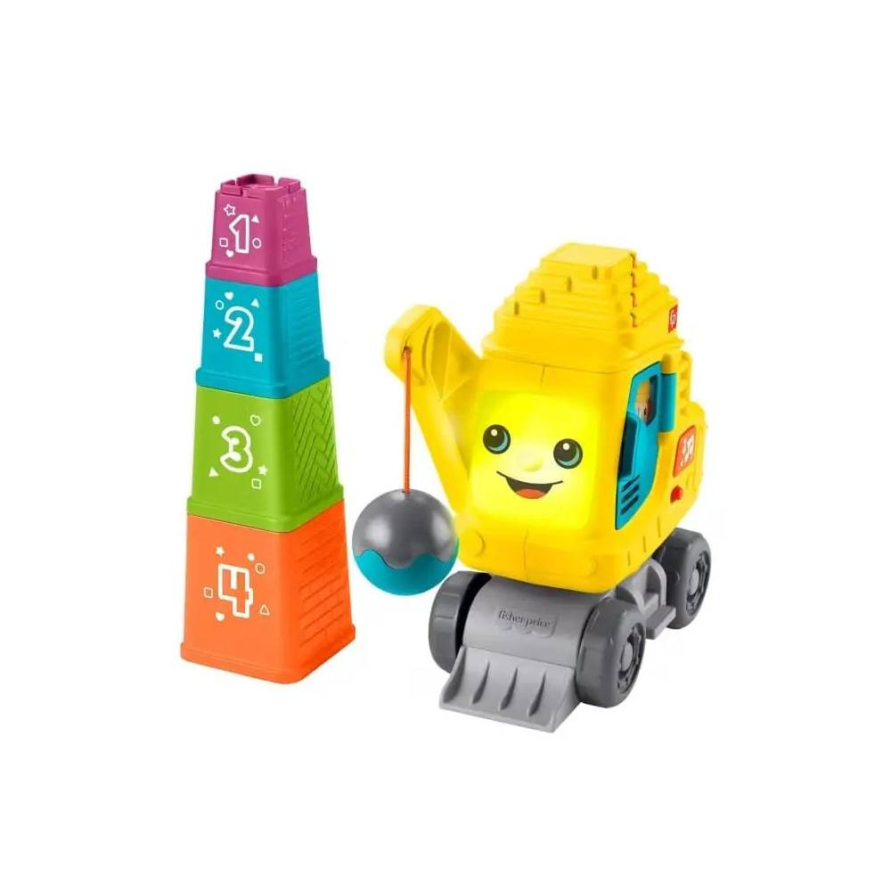 Fisher Price Fisher-Price Count & Stack Crane Learning Toy | MTFPHRP32 - Toys & Games - Lebanon