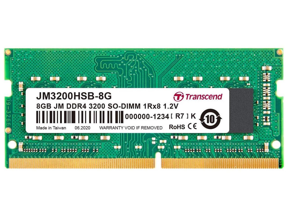 Transcend TRANSCEND 8GB JM DDR4 3200 SO-DIMM | JM3200HSB8G - Computers & Tech - Lebanon