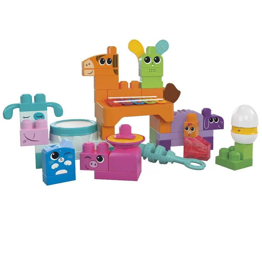 Mega Bloks Mega Bloks Musical Farm Band Building Set | MTMGHPB46 - Toys & Games - Lebanon