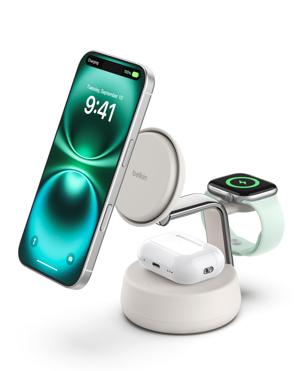 Belkin Belkin UltraCharge Pro 3-in-1 Magnetic Charging Dock | WIZ040KQSD - Phones & Wearables - Lebanon