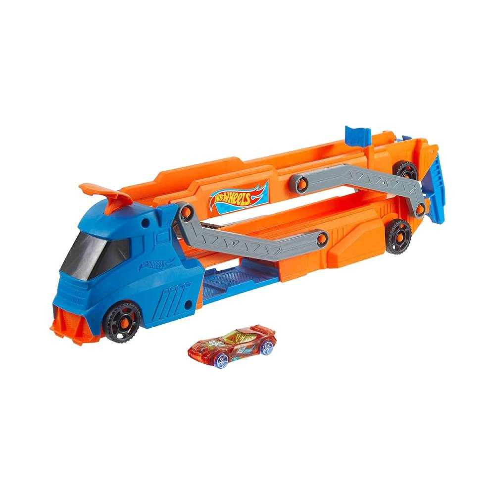 Hot Wheels Hot Wheels City Speedway Truck Transforming Hauler | MTHWHYT83 - Toys & Games - Lebanon