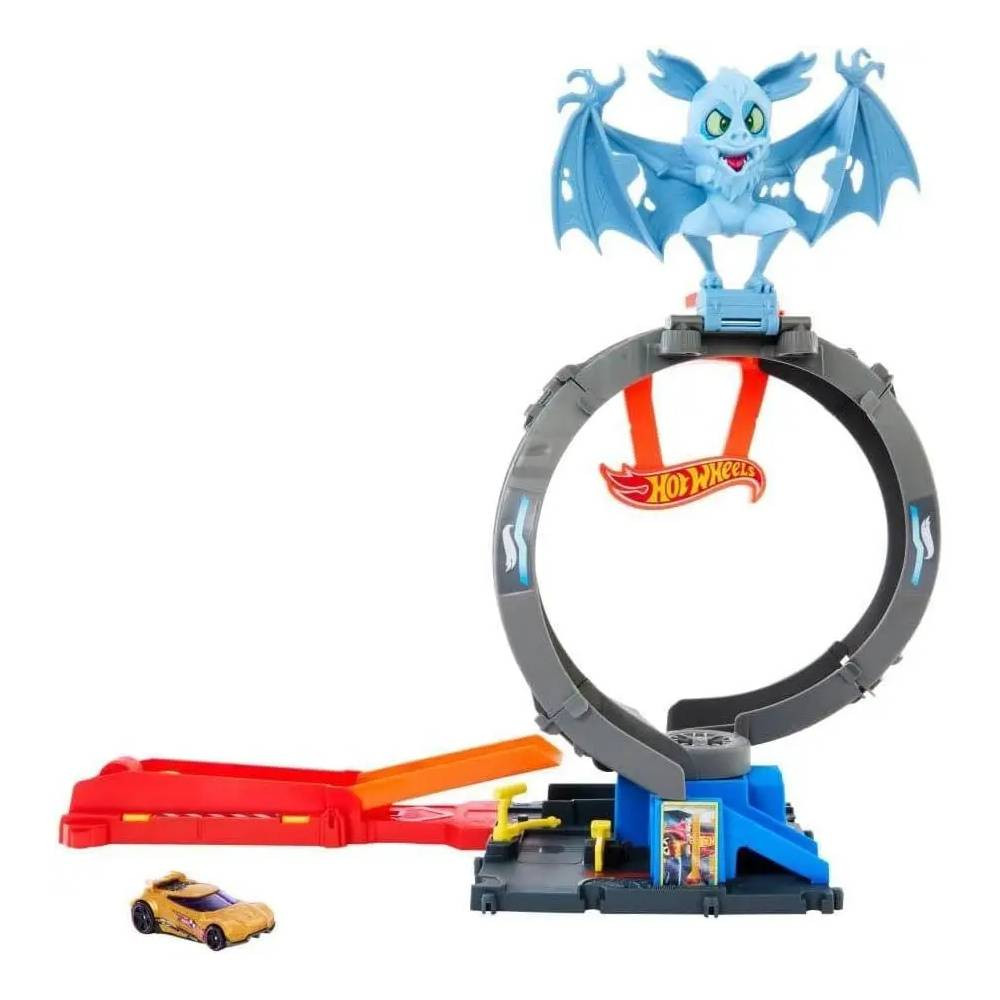 Hot Wheels Hot Wheels City Nemesis Bat vs Tire Shop Track Set | MTHWHTN78 - Toys & Games - Lebanon