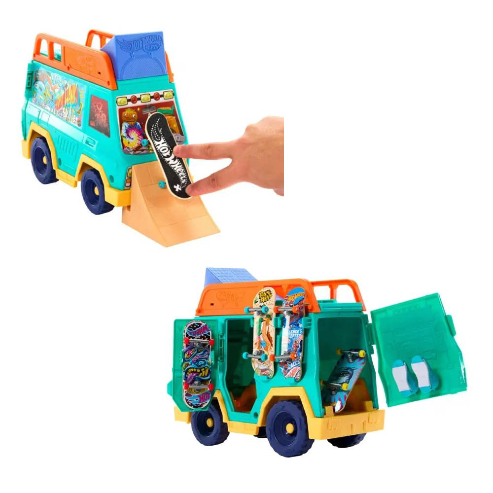 Hot Wheels Hot Wheels Skate Van Fingerboard Playset with Accessories | MTHWJGG91 - Toys & Games - Lebanon
