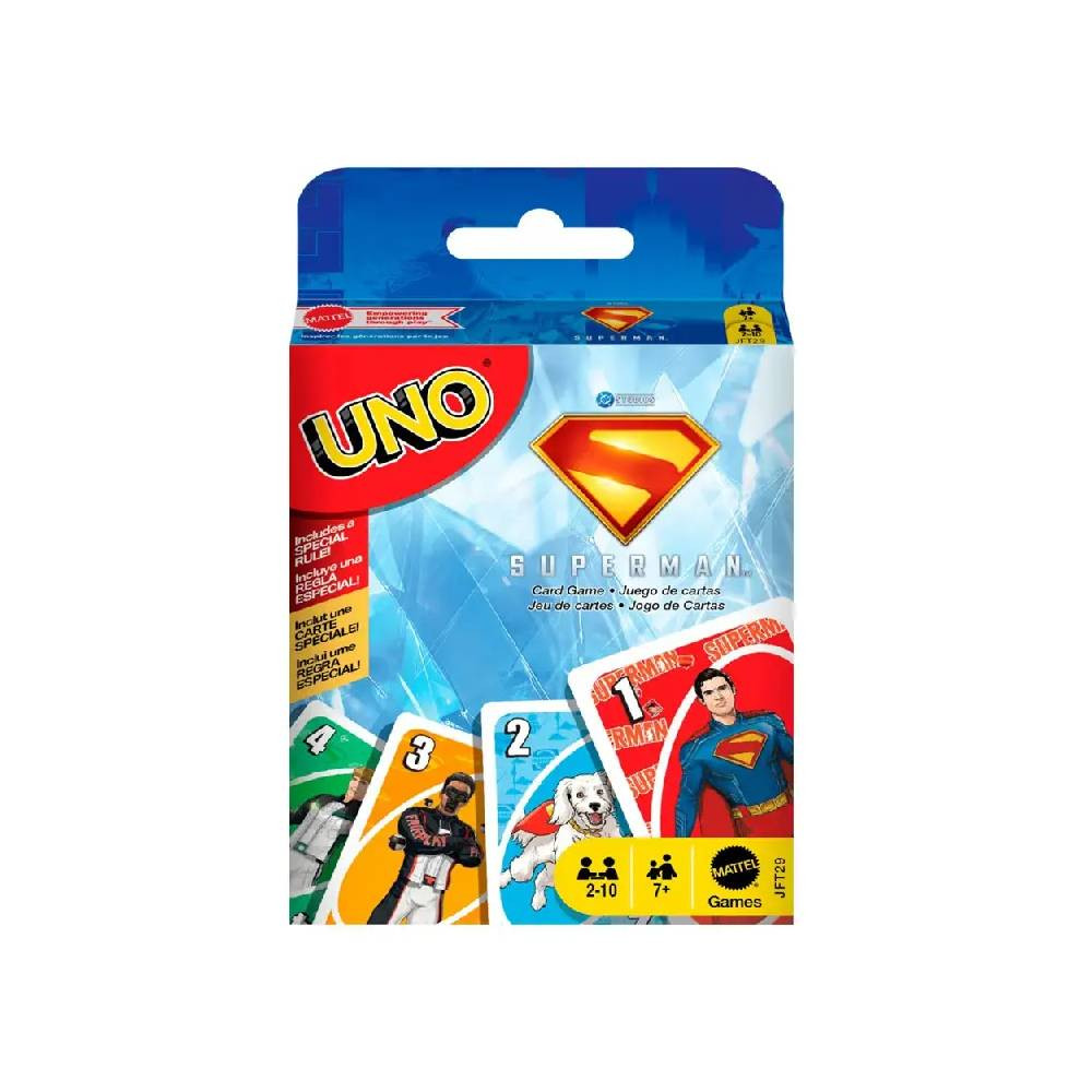 UNO UNO Superman Movie Card Game with Kryptonite Rule | MTGMJFT29 - Toys & Games - Lebanon