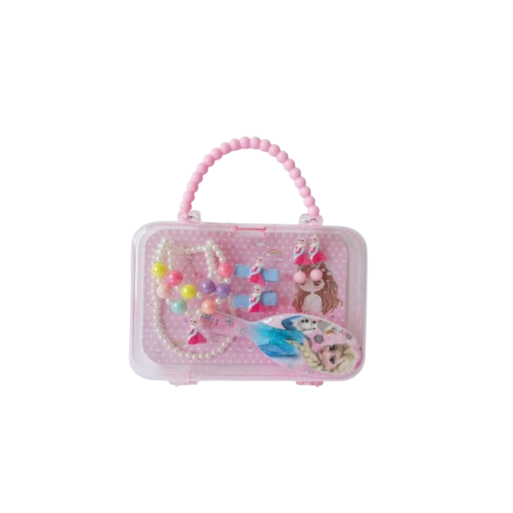 Kids Jewelry Gift Set with Storage Case – Princess Frozen Style | B121S - Toys & Games - Lebanon