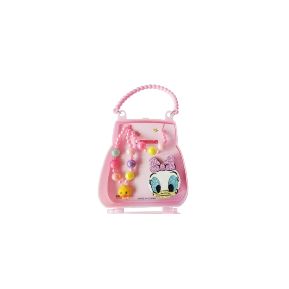 Kids Jewelry Gift Set Backpack Case – Daisy Duck Style | B124D-1 - Sports & Outdoors - Lebanon
