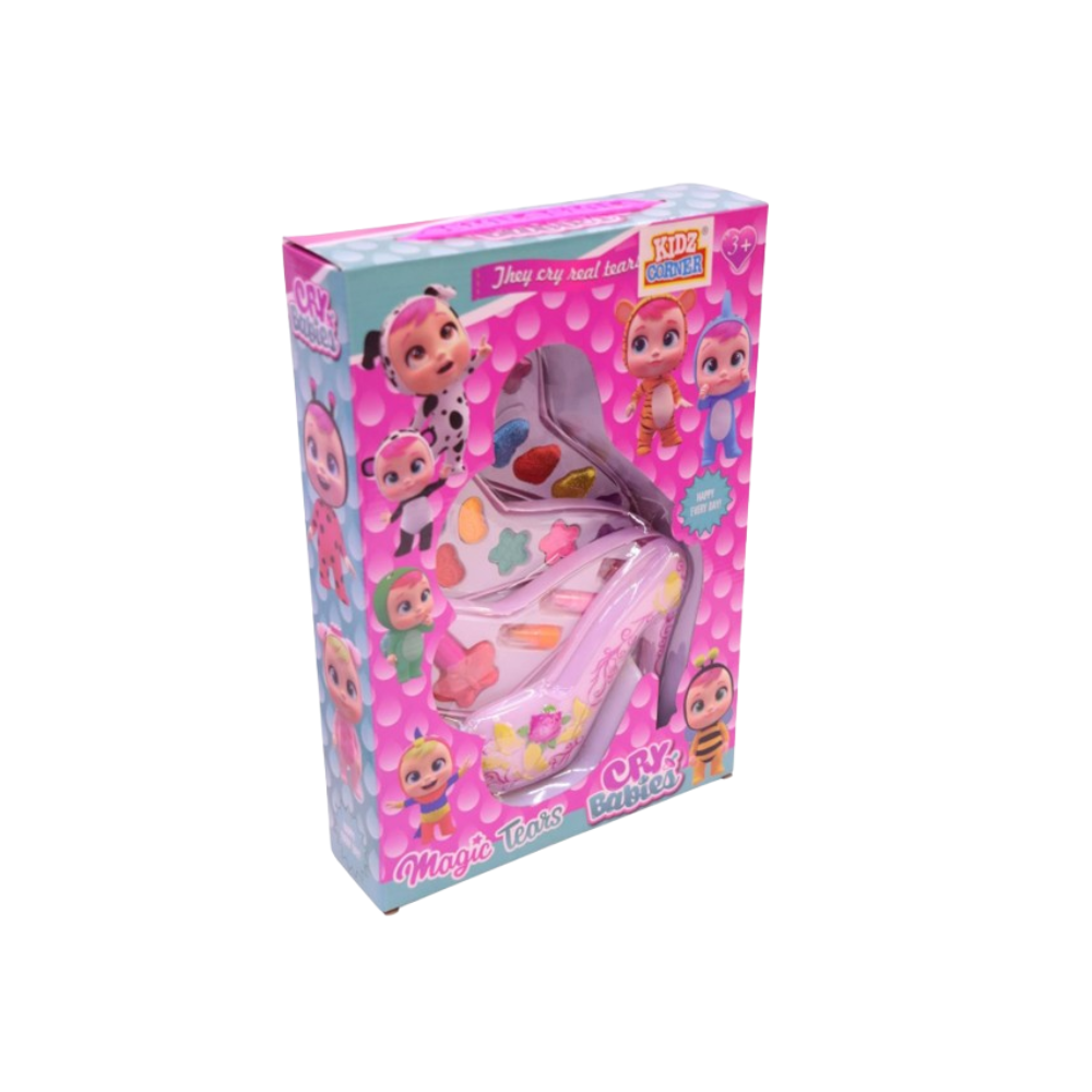 Kids Makeup Playset Shoe Case – Cry Babies Style | ZX2020-1/3/5/6 - Beauty & Personal Care - Lebanon