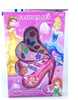 Kids Makeup Playset Shoe Case – Princess Fashion Style | ZX2020-1/3/5/6 - Beauty & Personal Care - Lebanon