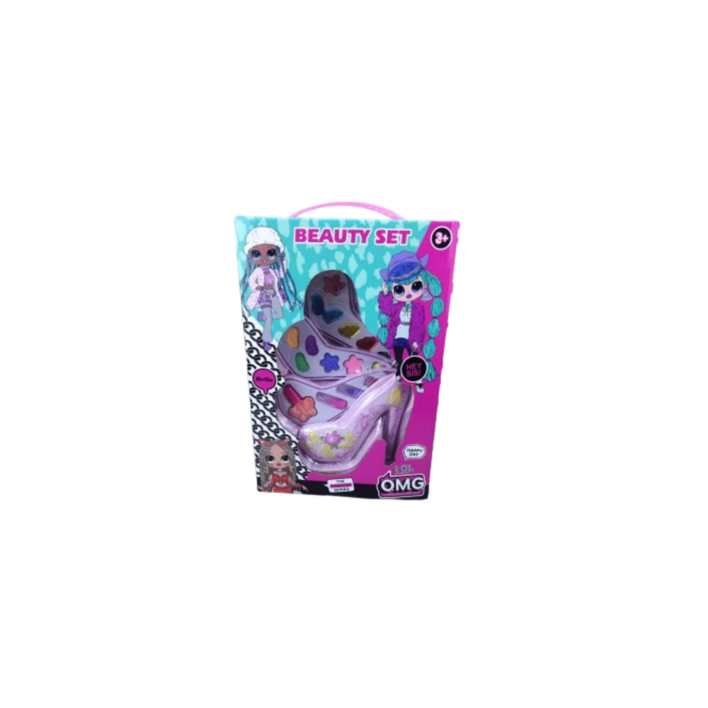 Kids Makeup Playset Shoe Case – Fashion Doll Style | ZX2020-1/3/5/6 - Beauty & Personal Care - Lebanon