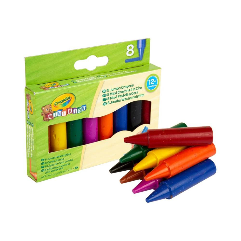 Crayola Crayola Beginnings Jumbo Crayons 8-Count Assorted Colors | CY80 - Home & Kitchen - Lebanon