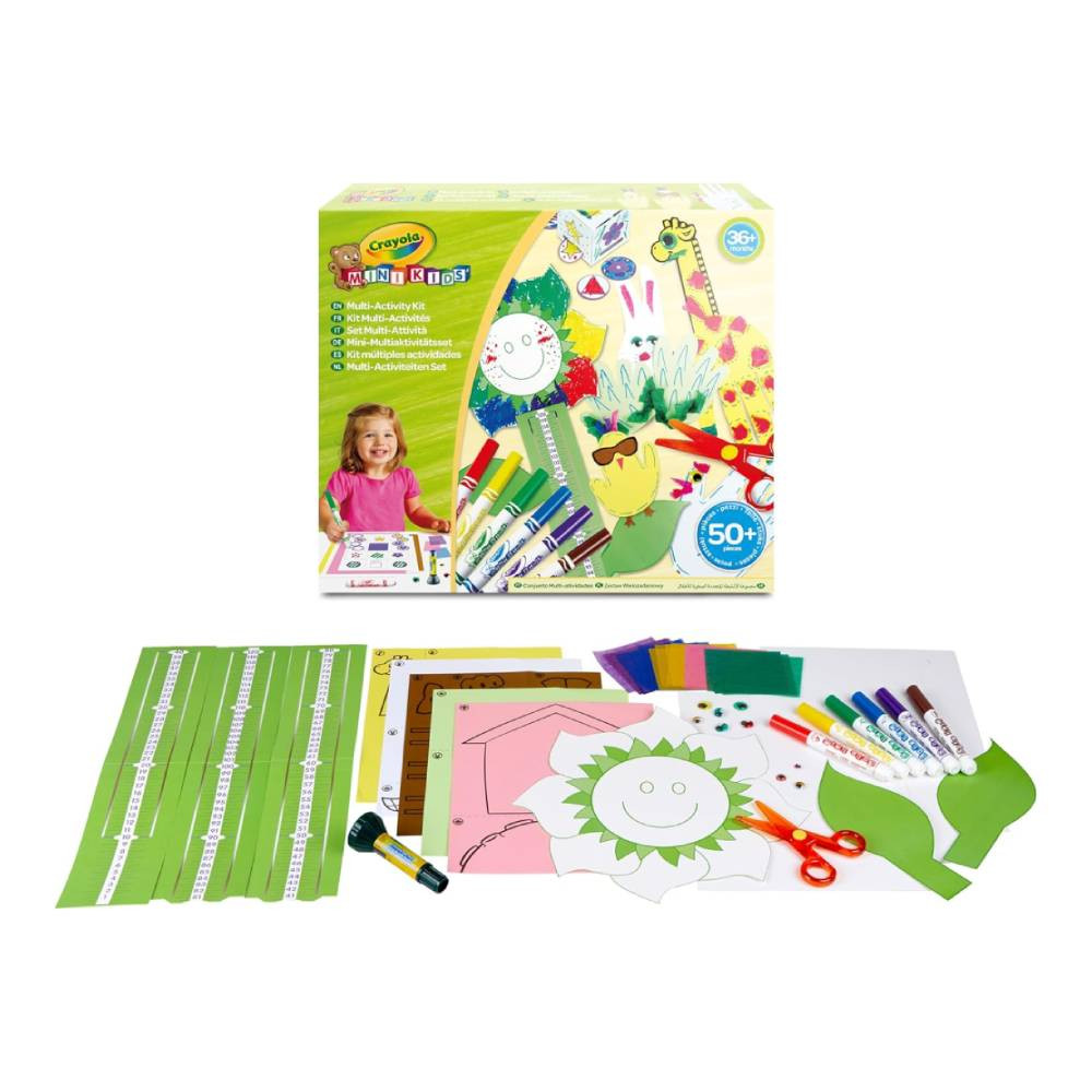 Crayola Crayola Mini Kids Multi-Activity Creative Set with Crafts & Stickers | CY818133 - Home & Kitchen - Lebanon