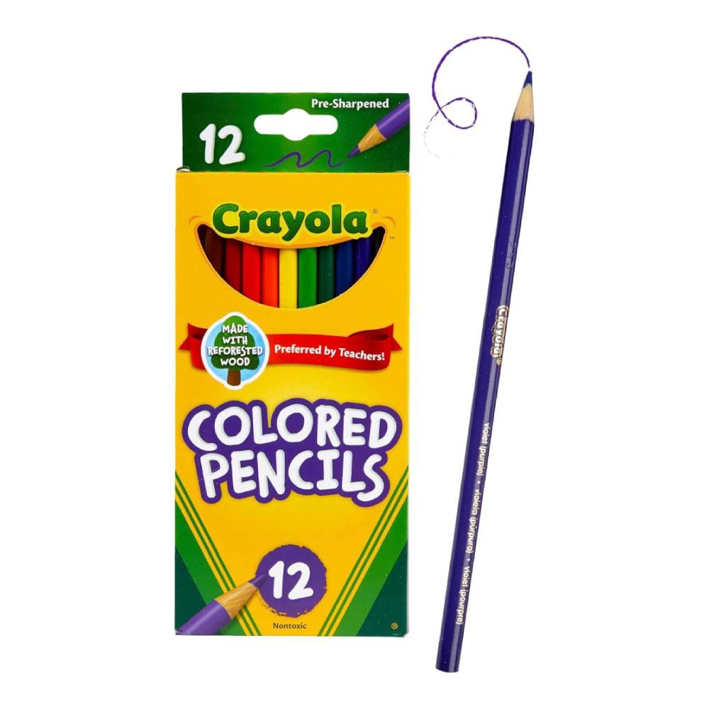 Crayola Crayola Colored Pencils 12-Count Assorted Colors | CY680012 - Home & Kitchen - Lebanon