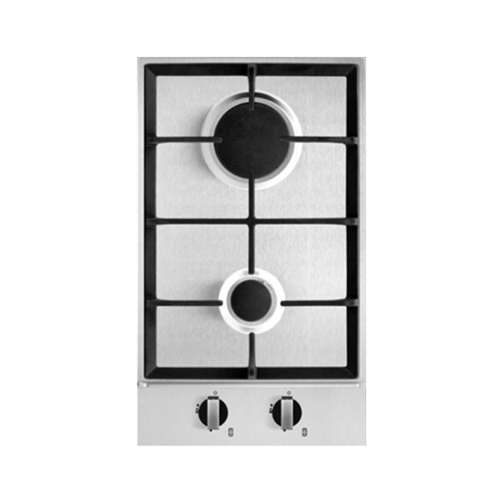 Campomatic Campomatic Built-In Gas Hob 30cm Stainless Steel | CM2XCIS - Home & Kitchen - Lebanon