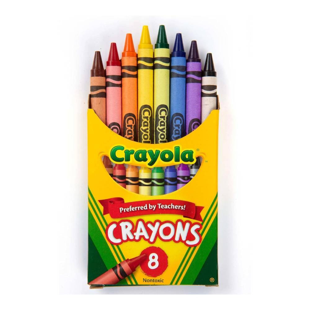 Crayola Crayola Crayons 8-Count Assorted Colors | CY523008 - Home & Kitchen - Lebanon
