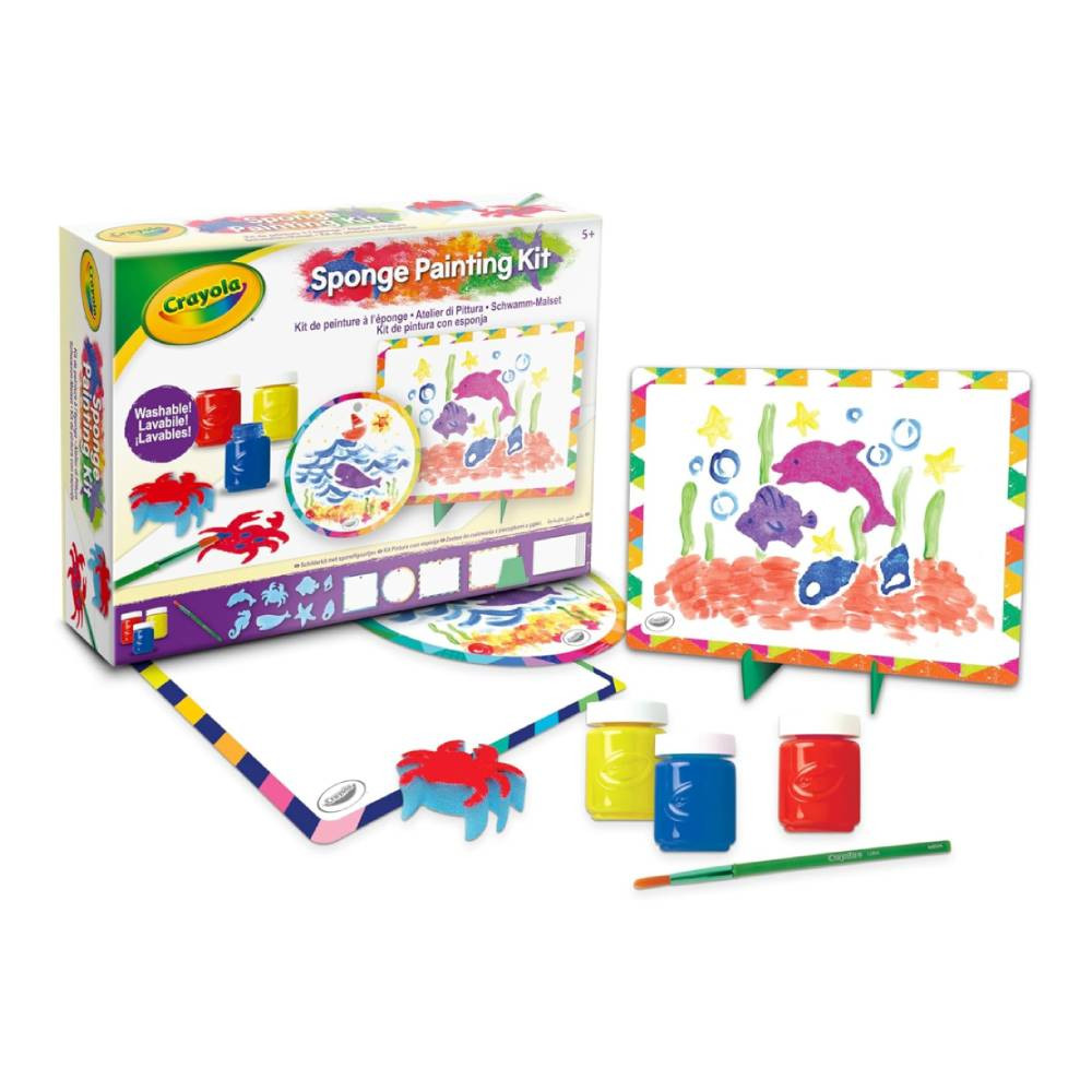Crayola Crayola Sponge Painting Creative Set | CY042950 - Home & Kitchen - Lebanon