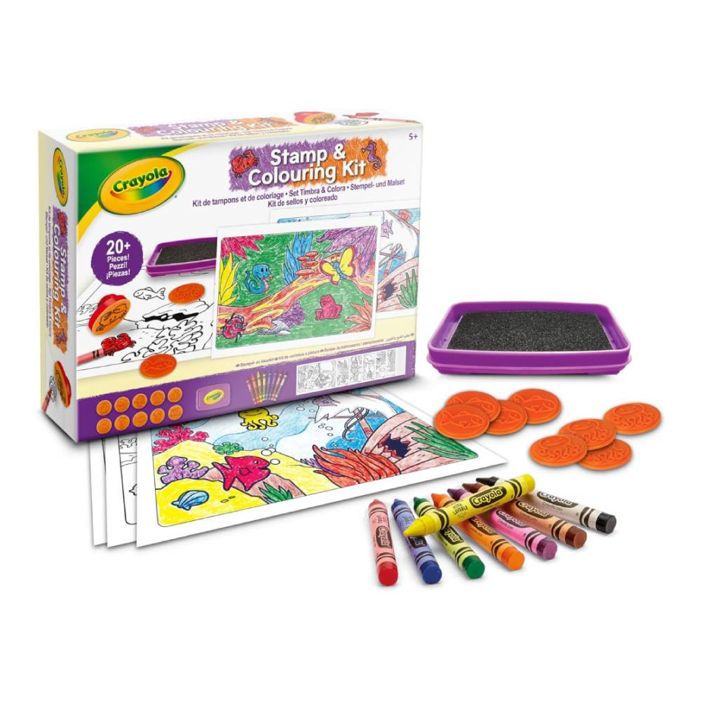 Crayola Crayola Stamp & Coloring Kit Color Wonder | CY042951 - Home & Kitchen - Lebanon