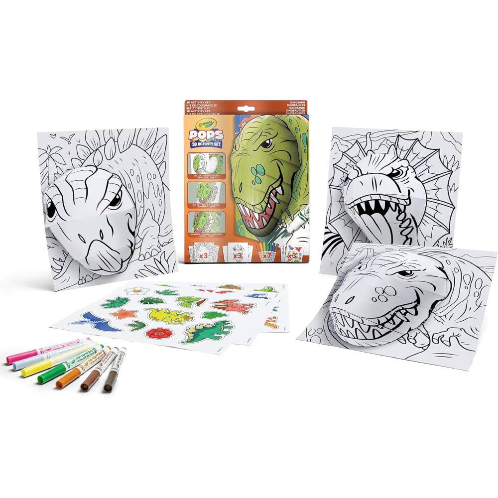 Crayola Crayola Pops Color & Activity Dino Set | CY042800 - Home & Kitchen - Lebanon