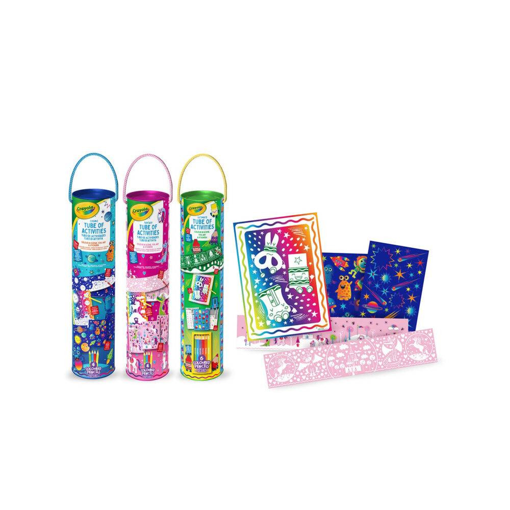 Crayola Crayola Mythical Tube of Activities | CY35540 - Home & Kitchen - Lebanon