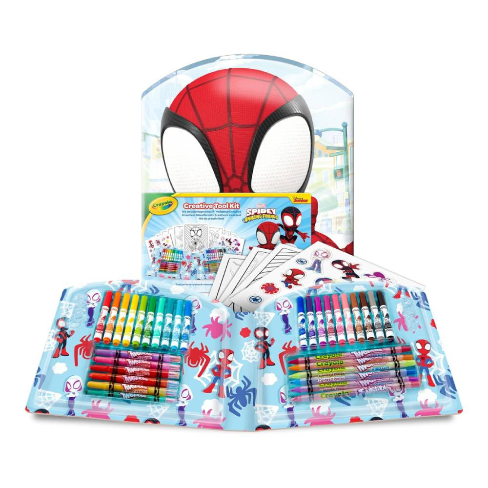 Crayola Crayola Colouring Case 40pcs Spidey | CY044017 - Home & Kitchen - Lebanon