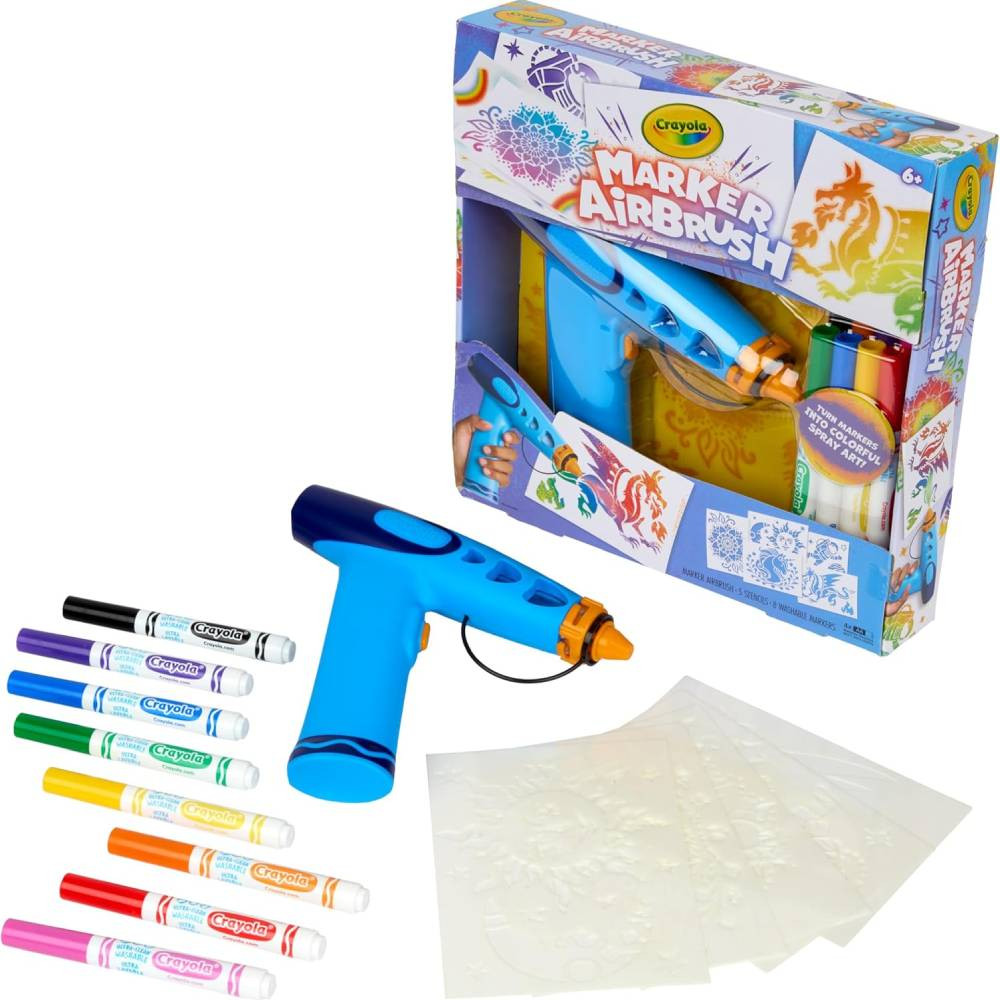 Crayola Crayola Marker Airbrush Sprayer Kit | CY747696 - Home & Kitchen - Lebanon