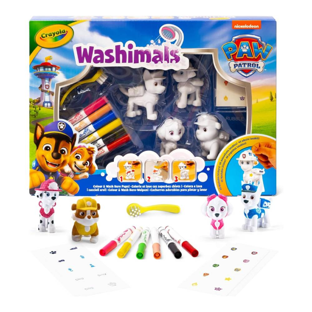 Crayola Crayola Washimals Paw Patrol Sticker Activity Set | CY740290 - Home & Kitchen - Lebanon